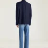 Enkeltradet blazer i ull og mohair Enkeltradet blazer i ull og mohair