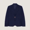 Enkeltradet blazer i ull og mohair Enkeltradet blazer i ull og mohair