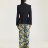 Pyjamasbukser i viskose med blomstertrykk Pyjamasbukser i viskose med blomstertrykk
