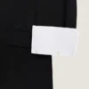 Enkeltradet kokongjakke i ull og mohair Enkeltradet kokongjakke i ull og mohair