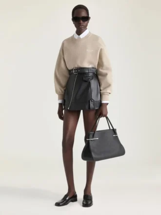 Fleece-genser med Givenchy-stempelprint