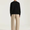Genser i bomullstrikk med Givenchy Paris-broderi