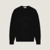 Genser i bomullstrikk med Givenchy Paris-broderi