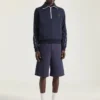 Genser i ull med glidelås og Givenchy Paris-merke Genser i ull med glidelås og Givenchy Paris-merke