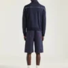 Genser i ull med glidelås og Givenchy Paris-merke Genser i ull med glidelås og Givenchy Paris-merke