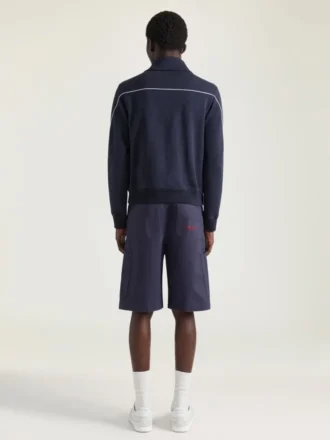 Genser i ull med glidelås og Givenchy Paris-merke