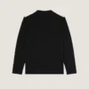 Genser i ull med grosgrain-detaljer