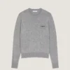 Genser i ull og kashmir med brodert Givenchy Paris