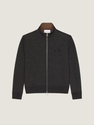Genser med glidelås i ull med Givenchy Paris Gros Grain