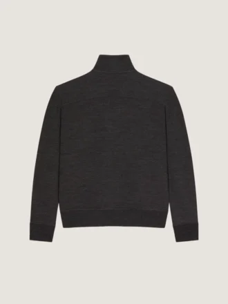 Genser med glidelås i ull med Givenchy Paris Gros Grain