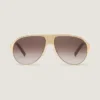 Givenchy Bold solbriller i metall