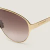 Givenchy Bold solbriller i metall