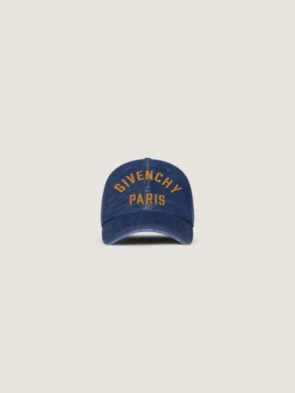 Givenchy-broderte cap i denim