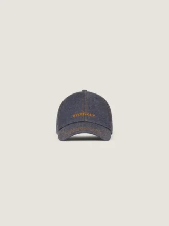 Givenchy-broderte cap i denim