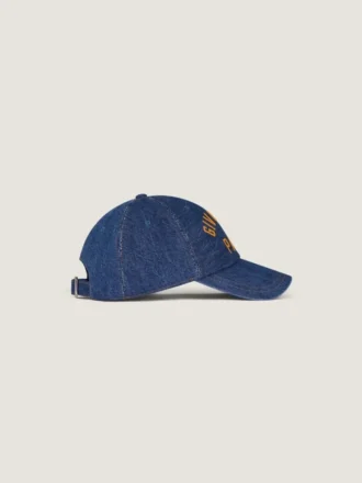 Givenchy-broderte cap i denim