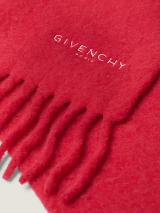 Givenchy Paris stort skjerf i alpakkaull