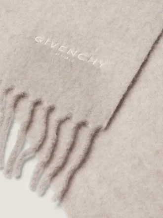 Givenchy Paris stort skjerf i alpakkaull