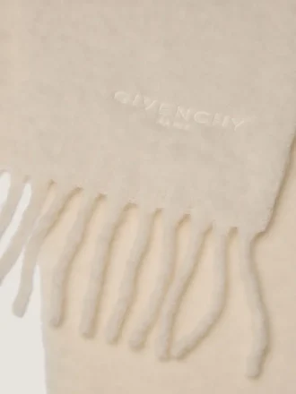 Givenchy Paris stort skjerf i alpakkaull