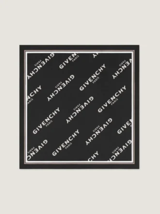 Givenchy Shadow liten firkantet skjerf i silke