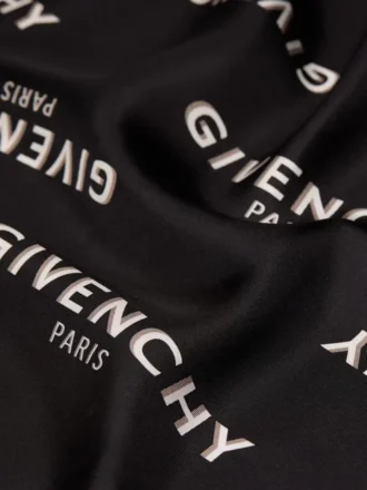 Givenchy Shadow liten firkantet skjerf i silke