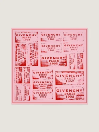 Givenchy Stamp Square i silke