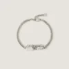 Givenchy Tape-armbånd i metall og emalje