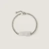 Givenchy Tape-armbånd i metall og emalje