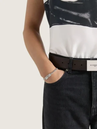 Givenchy Tape-armbånd i metall og emalje