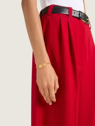 Givenchy Tape-armbånd i metall og emalje