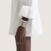 Givenchy Tape-armbånd i metall og emalje Givenchy Tape-armbånd i metall og emalje