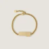 Givenchy Tape-armbånd i metall og emalje