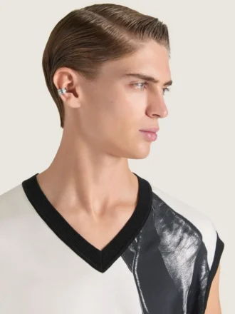 Givenchy Tape Earcuff i metall og emalje