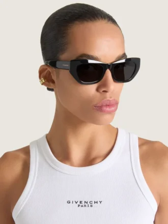 Givenchy Tape Earcuff i metall og emalje