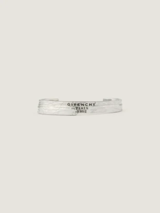 Givenchy Tape-mansjettarmbånd i metall og emalje