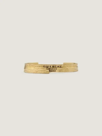 Givenchy Tape-mansjettarmbånd i metall og emalje