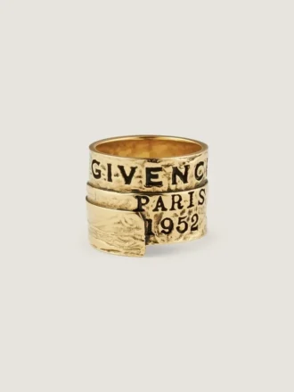 Givenchy Tape-ring i metall og emalje