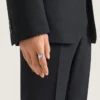Givenchy Tape-ring i metall og emalje Givenchy Tape-ring i metall og emalje
