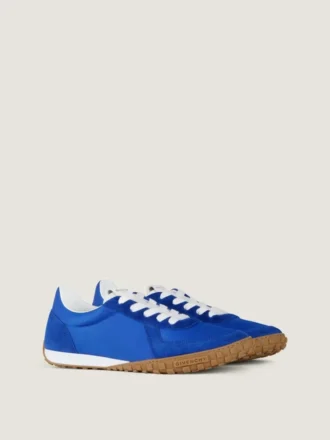 Glide-joggesko i nylon og semsket skinn