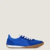 Glide-joggesko i nylon og semsket skinn Glide-joggesko i nylon og semsket skinn