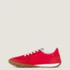 Glide-joggesko i nylon og semsket skinn Glide-joggesko i nylon og semsket skinn
