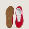 Glide-joggesko i nylon og semsket skinn Glide-joggesko i nylon og semsket skinn