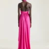 Halterneck-kjole i jersey Halterneck-kjole i jersey