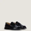 Herre-loafers i børstet skinn Herre-loafers i børstet skinn