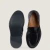 Herre-loafers i børstet skinn Herre-loafers i børstet skinn