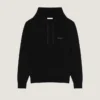 Hettegenser i ull og kashmir, brodert med Givenchy Paris Hettegenser i ull og kashmir, brodert med Givenchy Paris