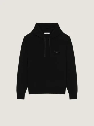 Hettegenser i ull og kashmir, brodert med Givenchy Paris