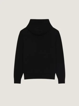 Hettegenser i ull og kashmir, brodert med Givenchy Paris
