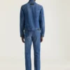 Jakke i mellomblå denim Jakke i mellomblå denim