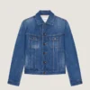 Jakke i mellomblå denim Jakke i mellomblå denim