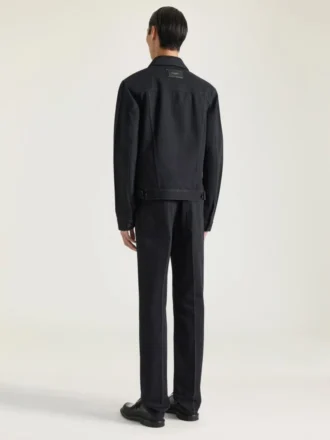Jeans med rett passform og presselinjer Jeans med rett passform og presselinjer